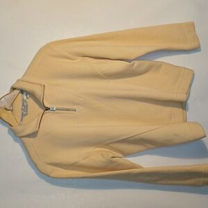 Tommy Bahama Women's 1/4 Zip Size XS Peach Long Sleeve Sweater